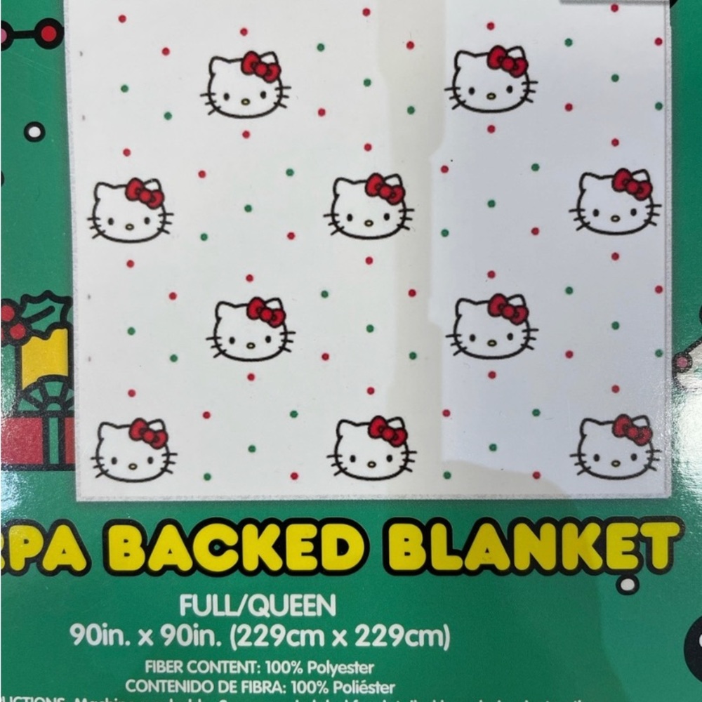 Hellokitty Full/Queen Christmas Blanket ❤️ - Picture 2 of 2